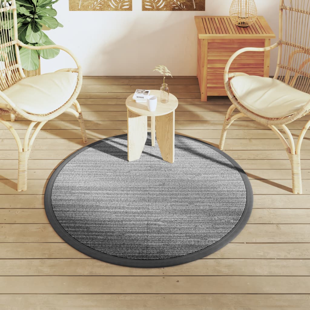 Outdoor Carpet ARAKIL Grey Ø120 cm PP