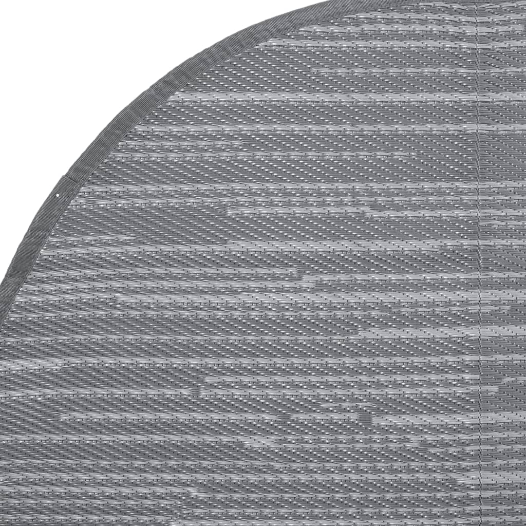Outdoor Carpet ARAKIL Grey Ø120 cm PP