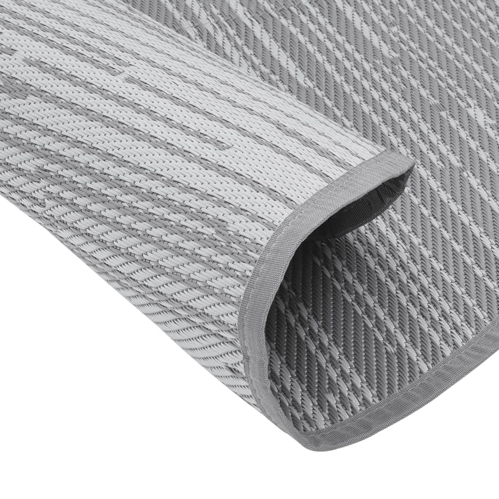 Outdoor Carpet ARAKIL Grey Ø120 cm PP