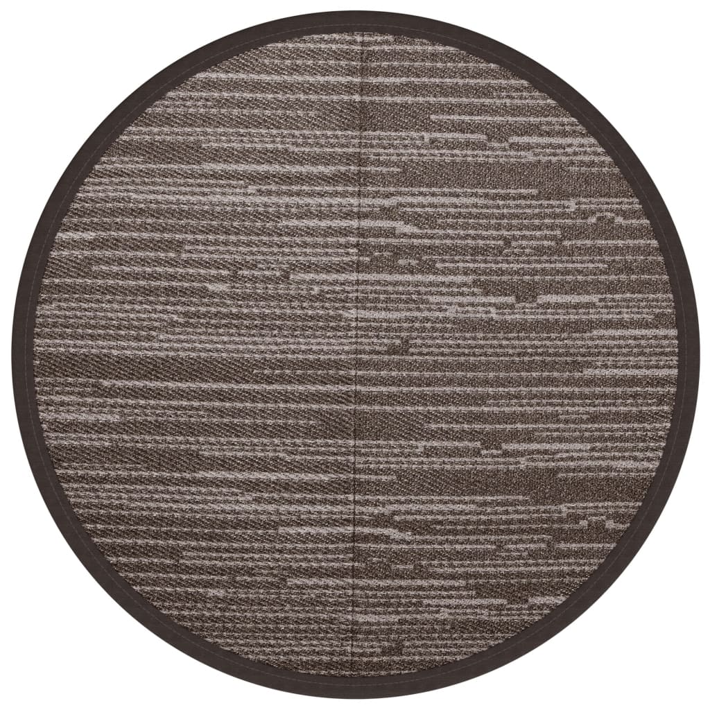 Outdoor Carpet ARAKIL Brown Ø200 cm PP