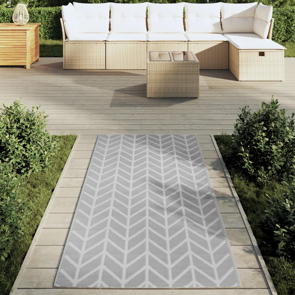 Outdoor Carpet ARAKIL Grey 80x150 cm PP