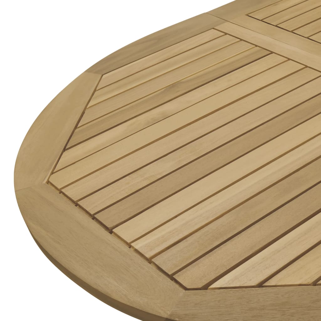 Folding Garden Table 160x85x75 cm Solid Wood Acacia