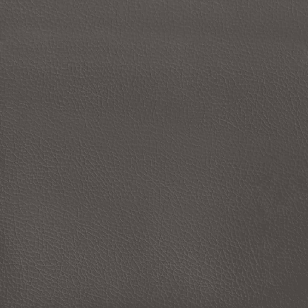Bed Frame without Mattress Grey 120x190 cm Small Double Faux Leather