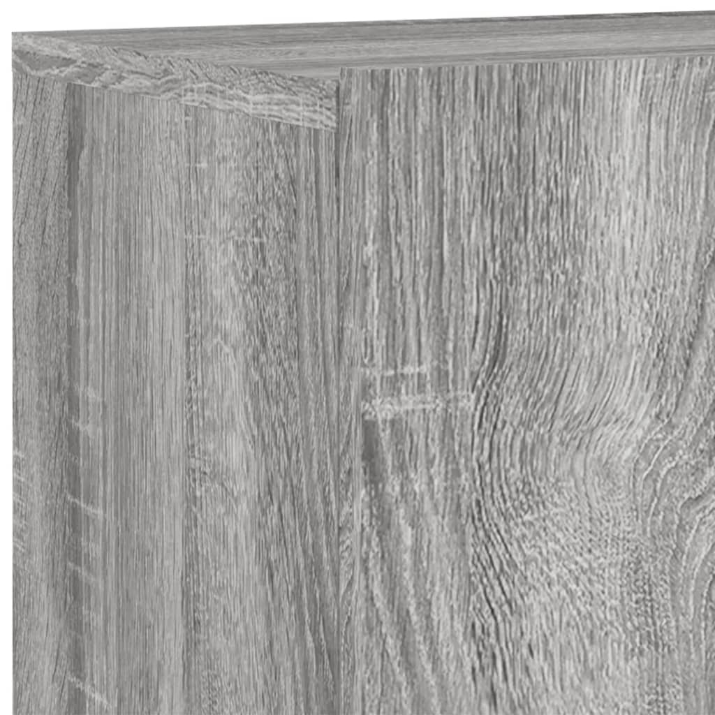 4 Piece TV Wall Units Grey Sonoma Engineered Wood