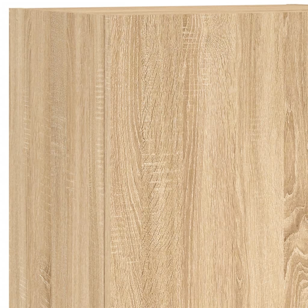5 Piece TV Wall Units Sonoma Oak Engineered Wood