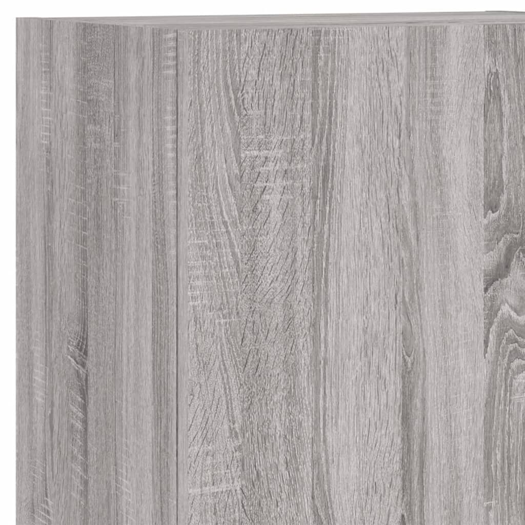 5 Piece TV Wall Units Grey Sonoma Engineered Wood