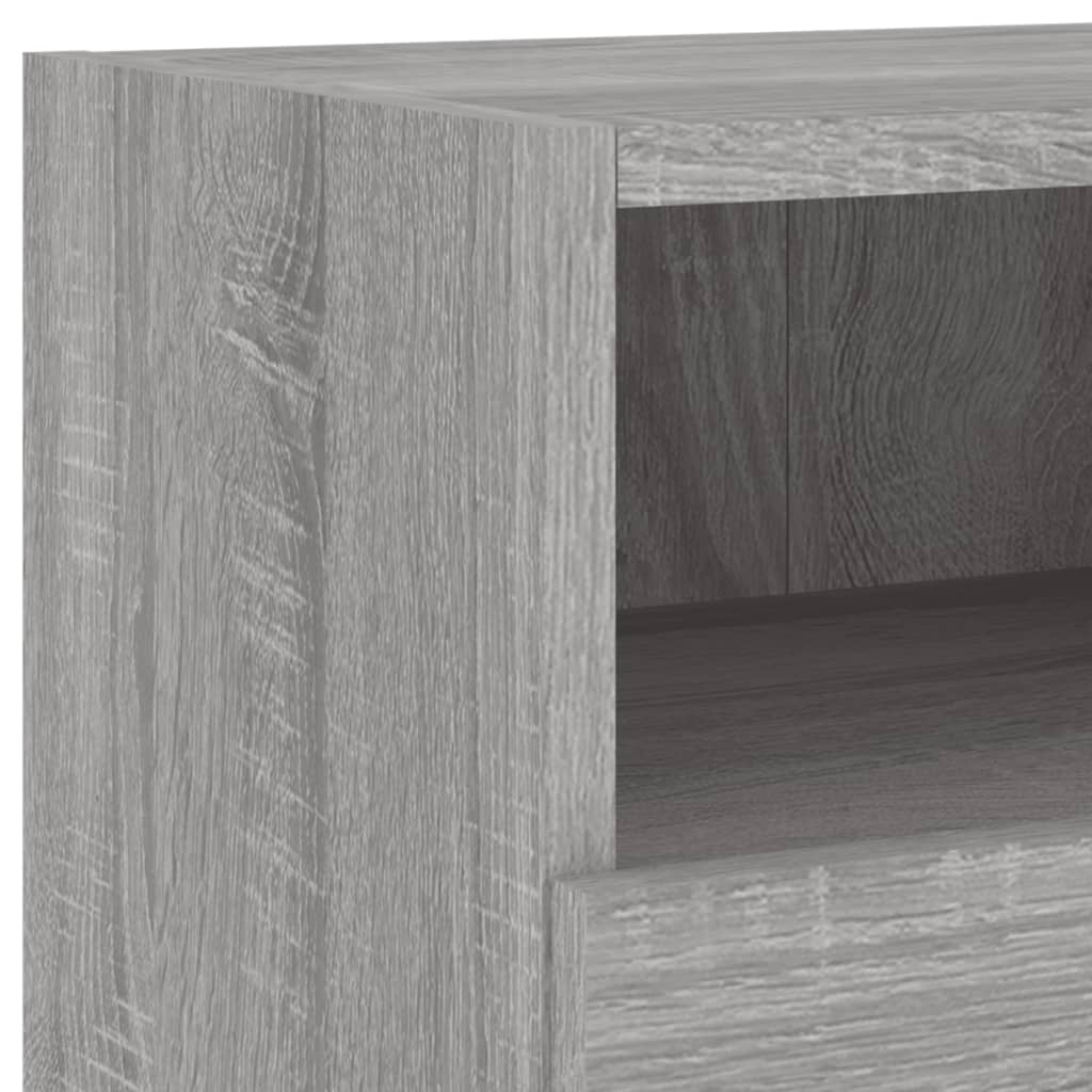 5 Piece TV Wall Units Grey Sonoma Engineered Wood