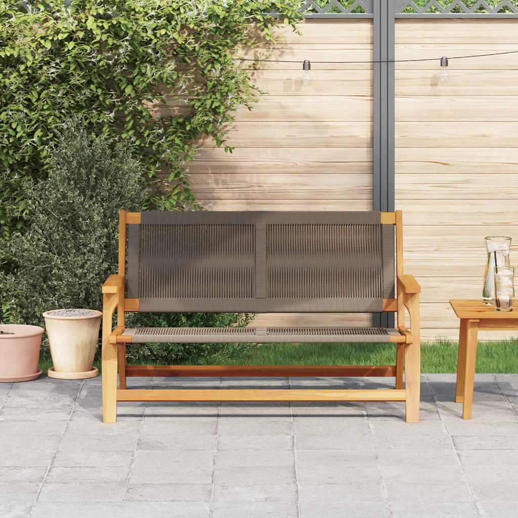 Garden Furniture Grey 78 x 122 x 73cm Solid Acacia wood