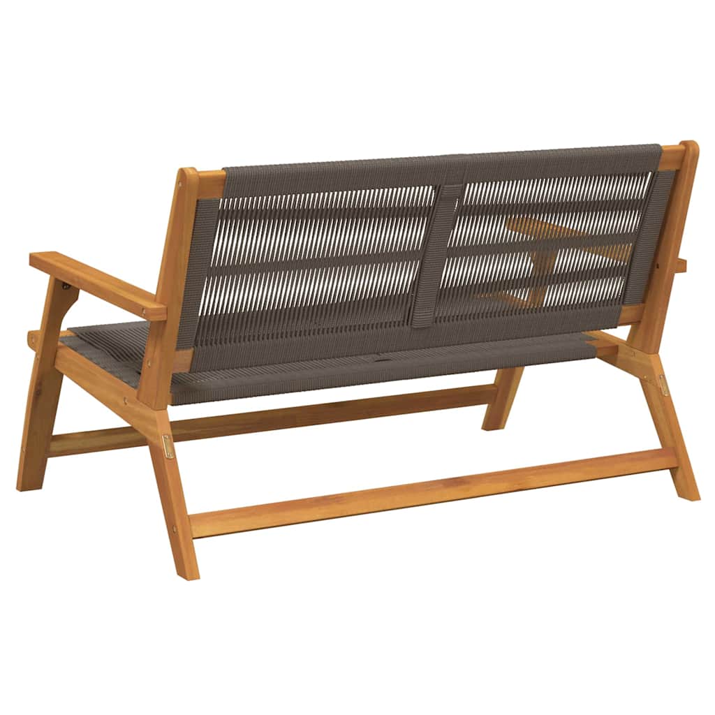 Garden Furniture Grey 78 x 122 x 73cm Solid Acacia wood