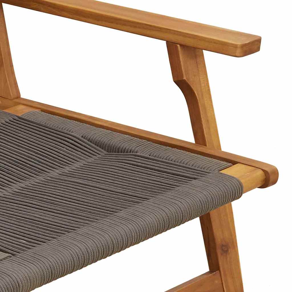 Garden Furniture 2 pcs Grey 78 x 67 x 73cm Solid Acacia wood