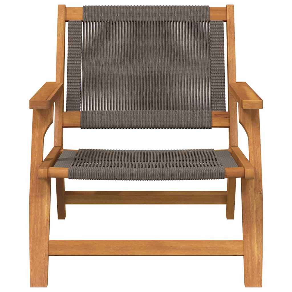 Garden Furniture 2 pcs Grey 78 x 67 x 73cm Solid Acacia wood