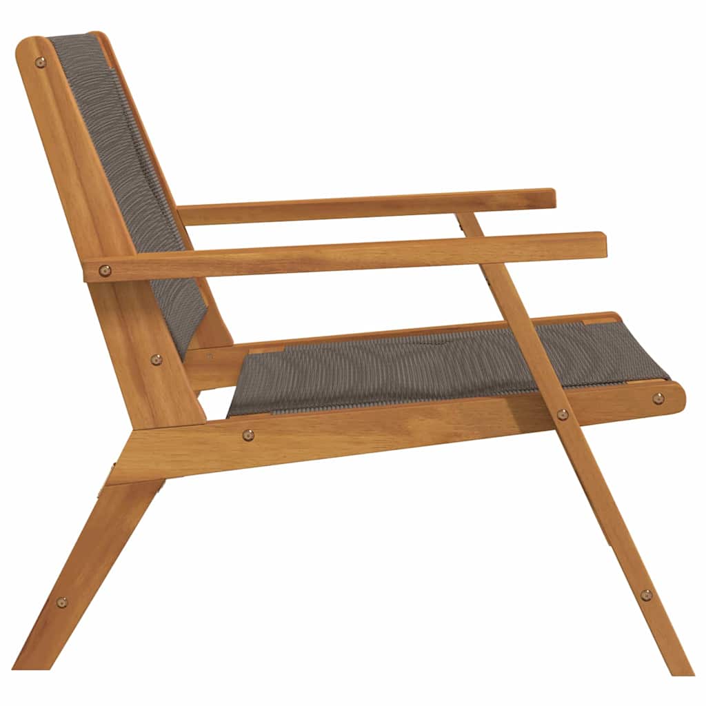 Garden Furniture 2 pcs Grey 78 x 67 x 73cm Solid Acacia wood