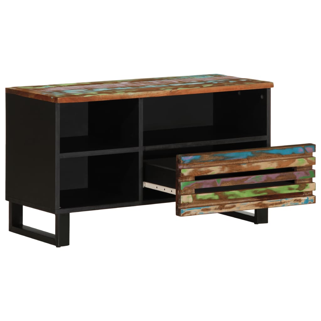 TV Cabinet 80x34x46 cm Solid Wood Acacia