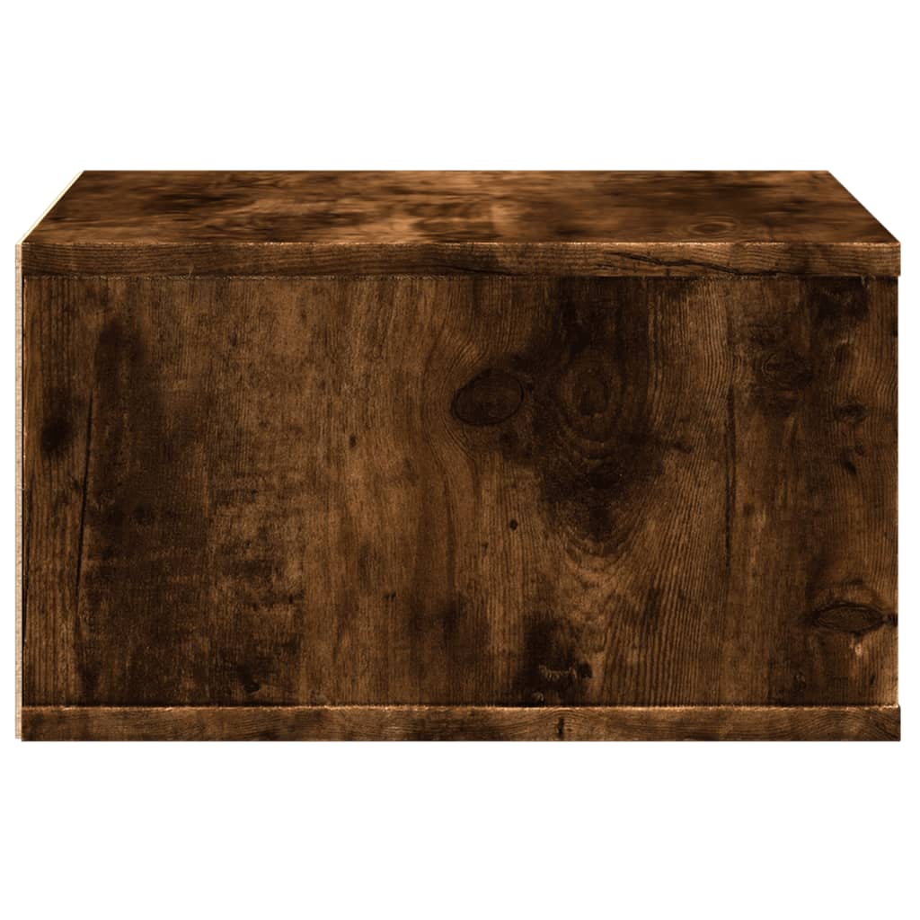 Printer Stand Smoked Oak 49x40x22,5 cm Engineered Wood