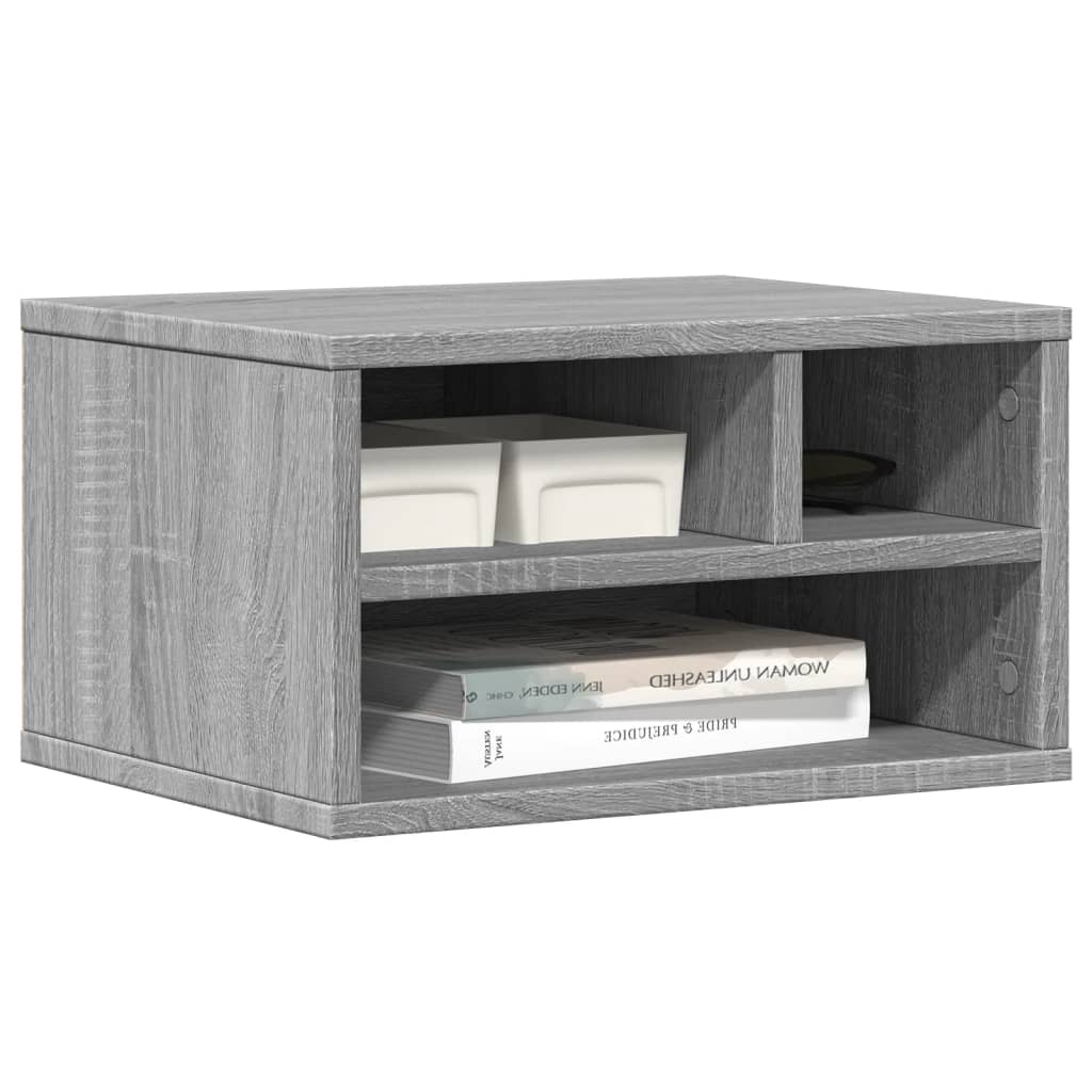 Printer Stand Grey Sonoma 40x32x22,5 cm Engineered Wood