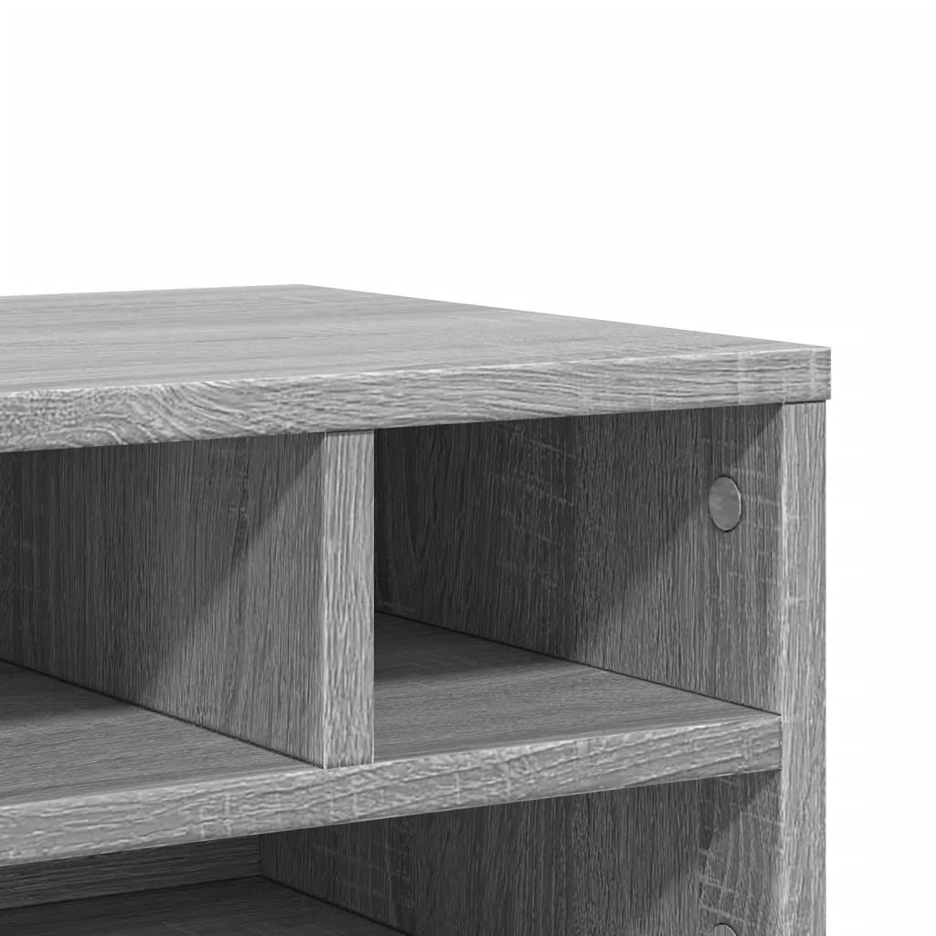 Printer Stand Grey Sonoma 40x32x22,5 cm Engineered Wood