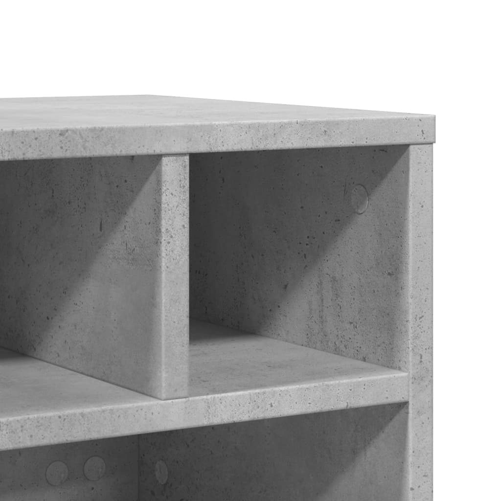 Printer Stand with Wheels Concrete Grey 41x32x34,5 cm