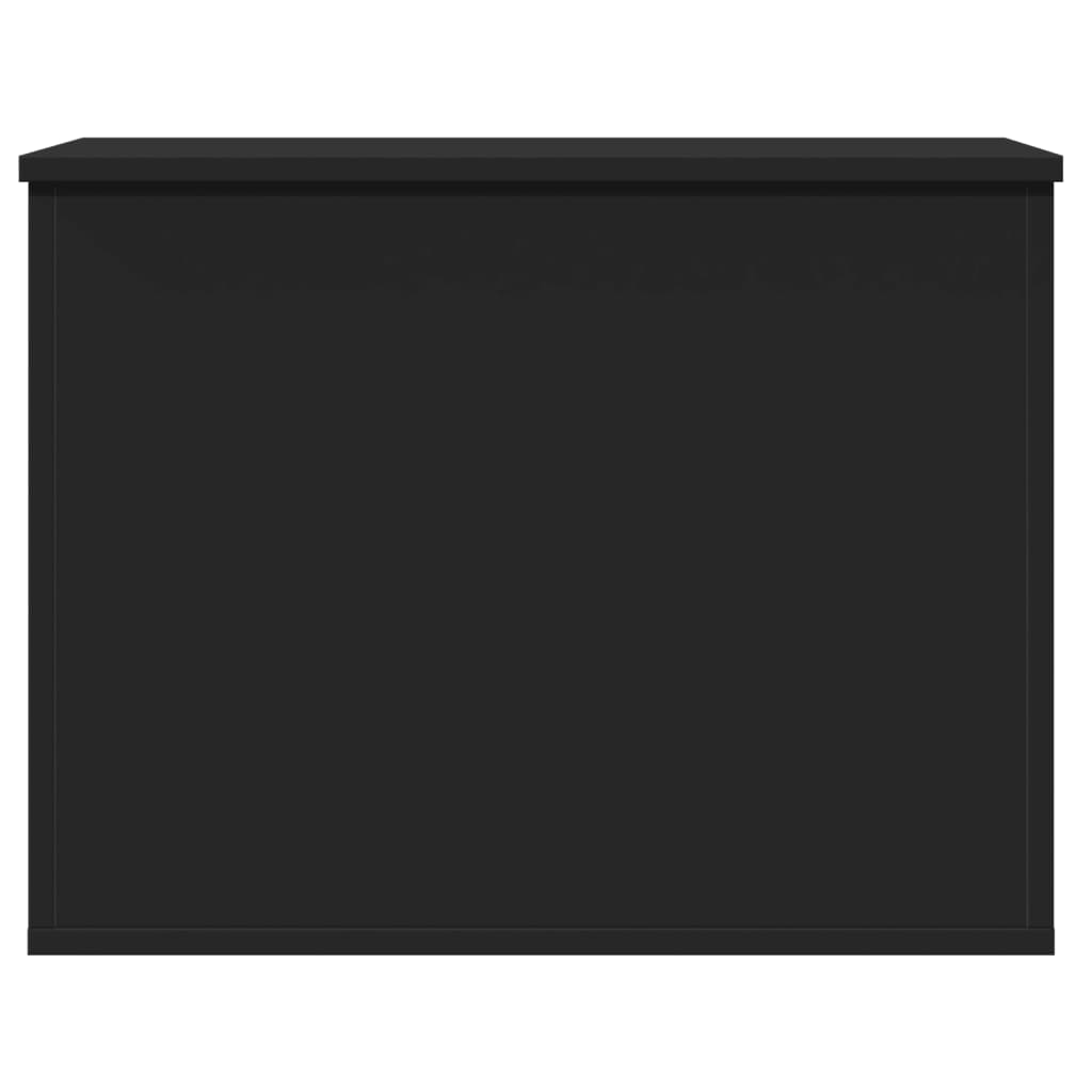 Storage Box Black 60x42x46 cm Engineered Wood