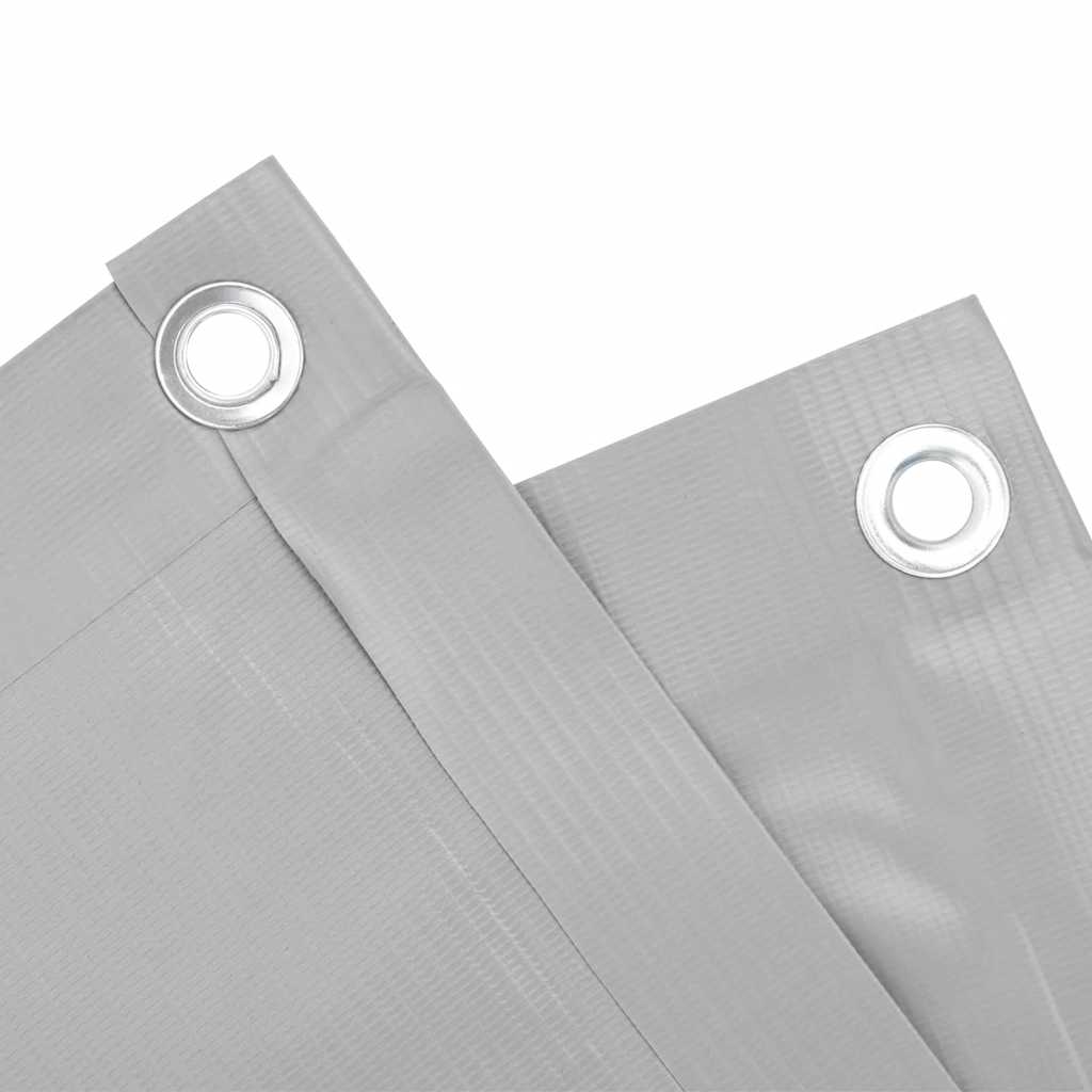 Balcony Privacy Screen Grey 400x75 cm PVC