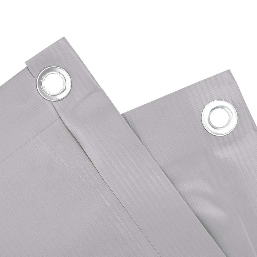 Balcony Privacy Screen Grey 700x75 cm PVC