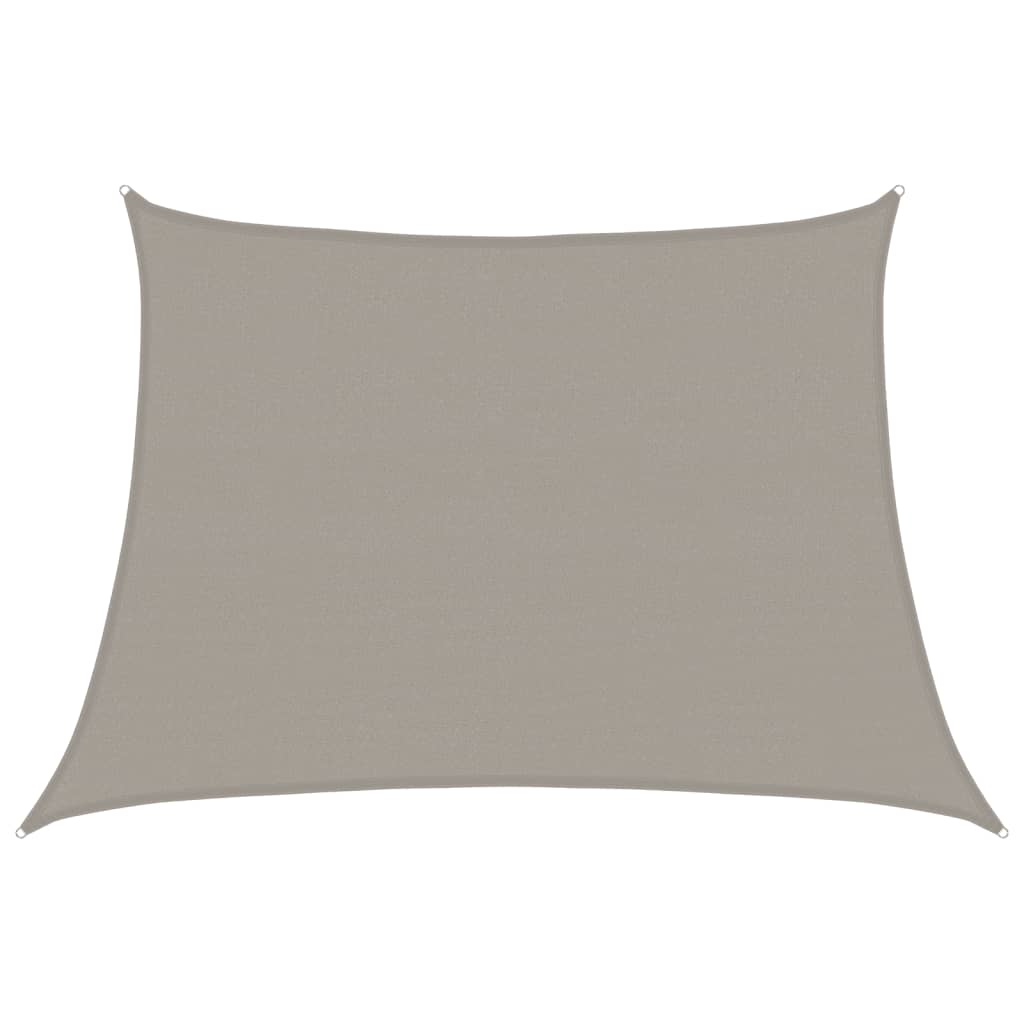 Sunshade Sail 160 g/m² Trapezium Light Grey 4/5x3 m HDPE