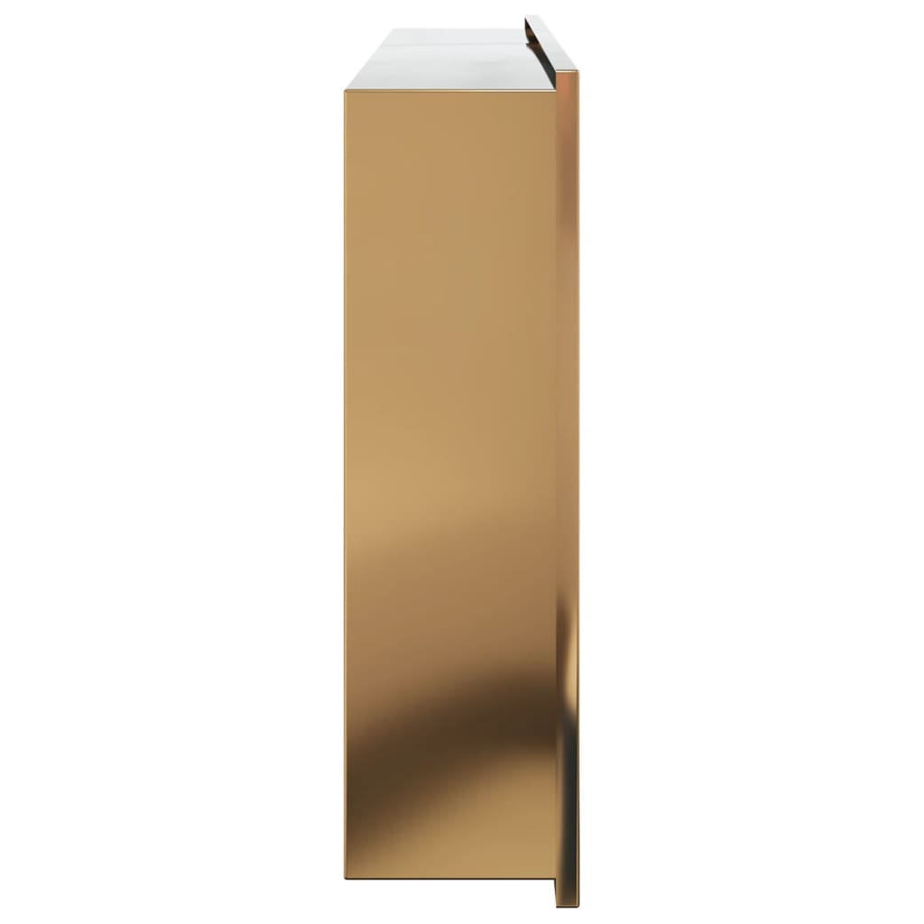 Shower Niche Brushed Gold 62x32x9 cm Stainless Steel