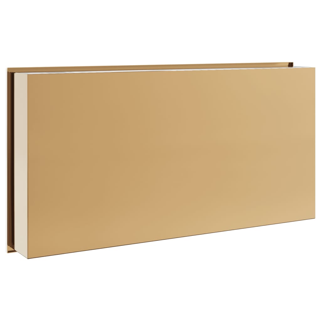 Shower Niche Brushed Gold 62x32x9 cm Stainless Steel