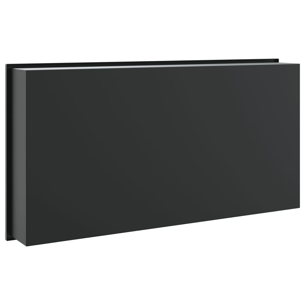 Shower Niche Matt Black 62x32x9 cm Stainless Steel