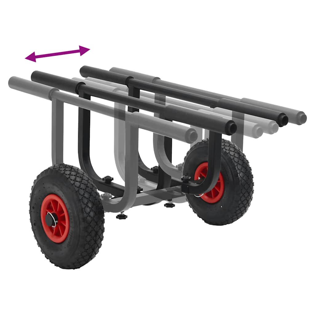 Kayak Trolley 90 kg Aluminium