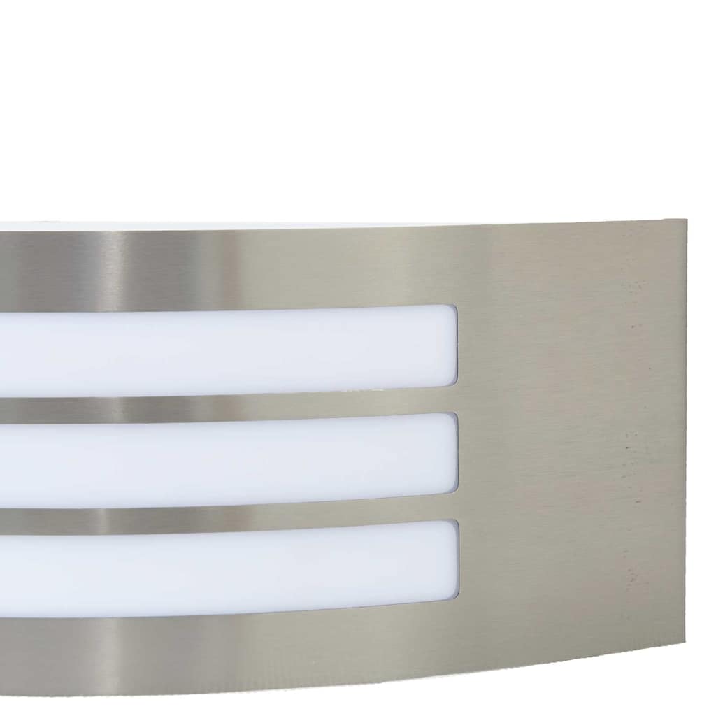 Outdoor Wall Light Silver 32 x 10 x 10 cm Stainless steel