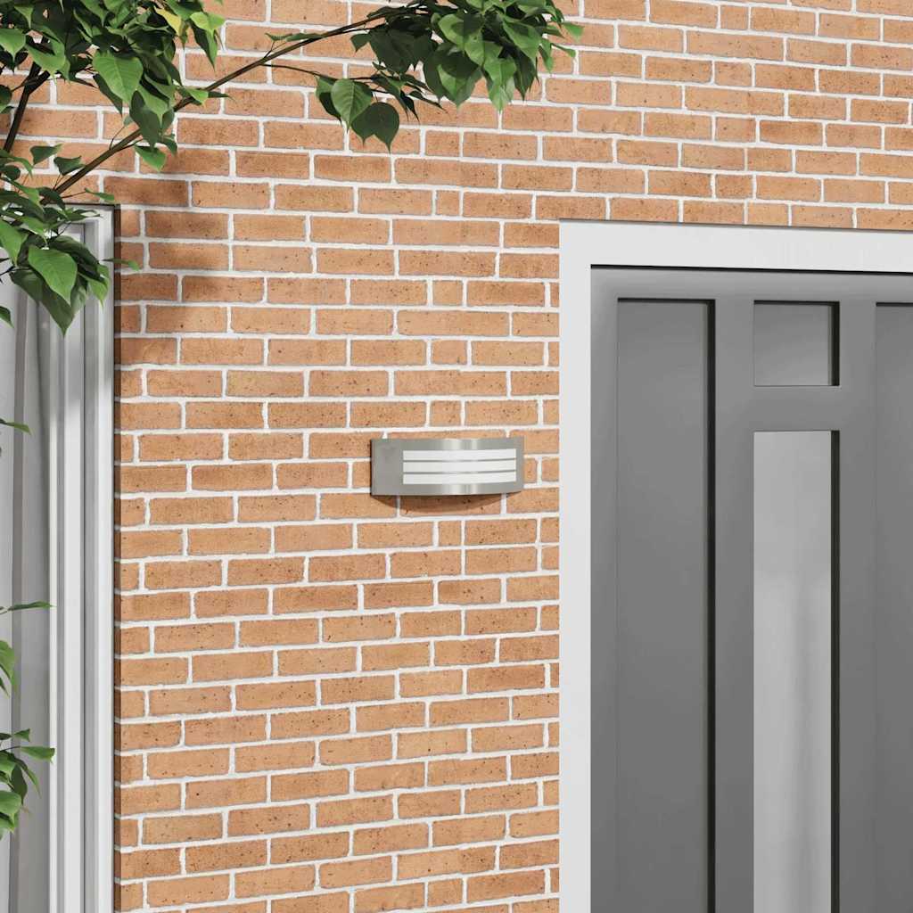 Outdoor Wall Light Silver 32 x 10 x 10 cm Stainless steel