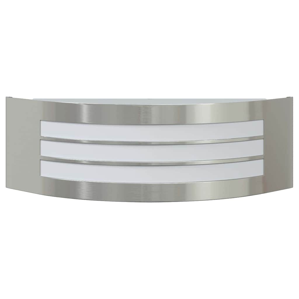 Outdoor Wall Light Silver 32 x 10 x 10 cm Stainless steel