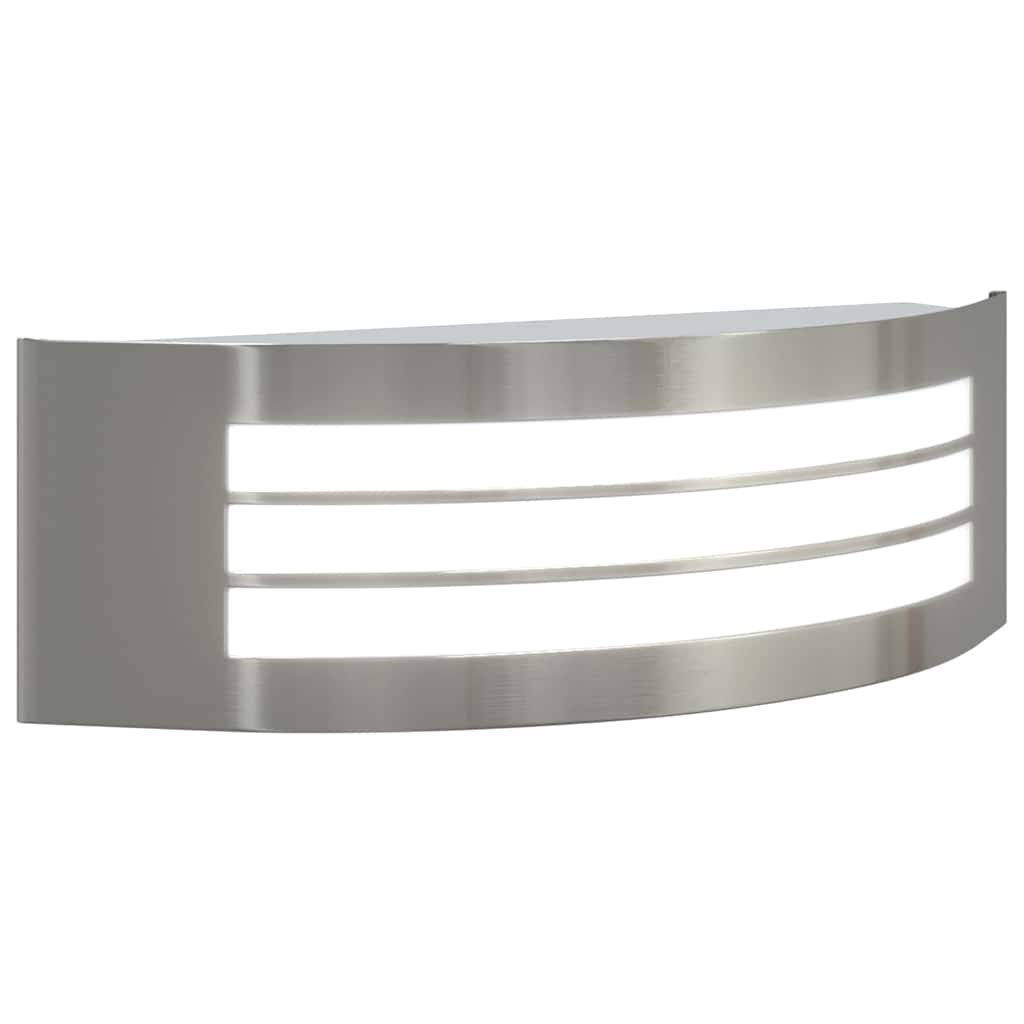 Outdoor Wall Light Silver 32 x 10 x 10 cm Stainless steel