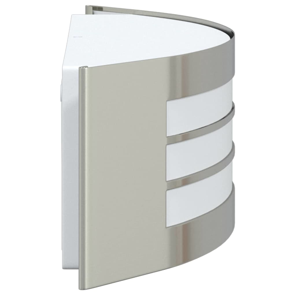 Outdoor Wall Light Silver 32 x 10 x 10 cm Stainless steel