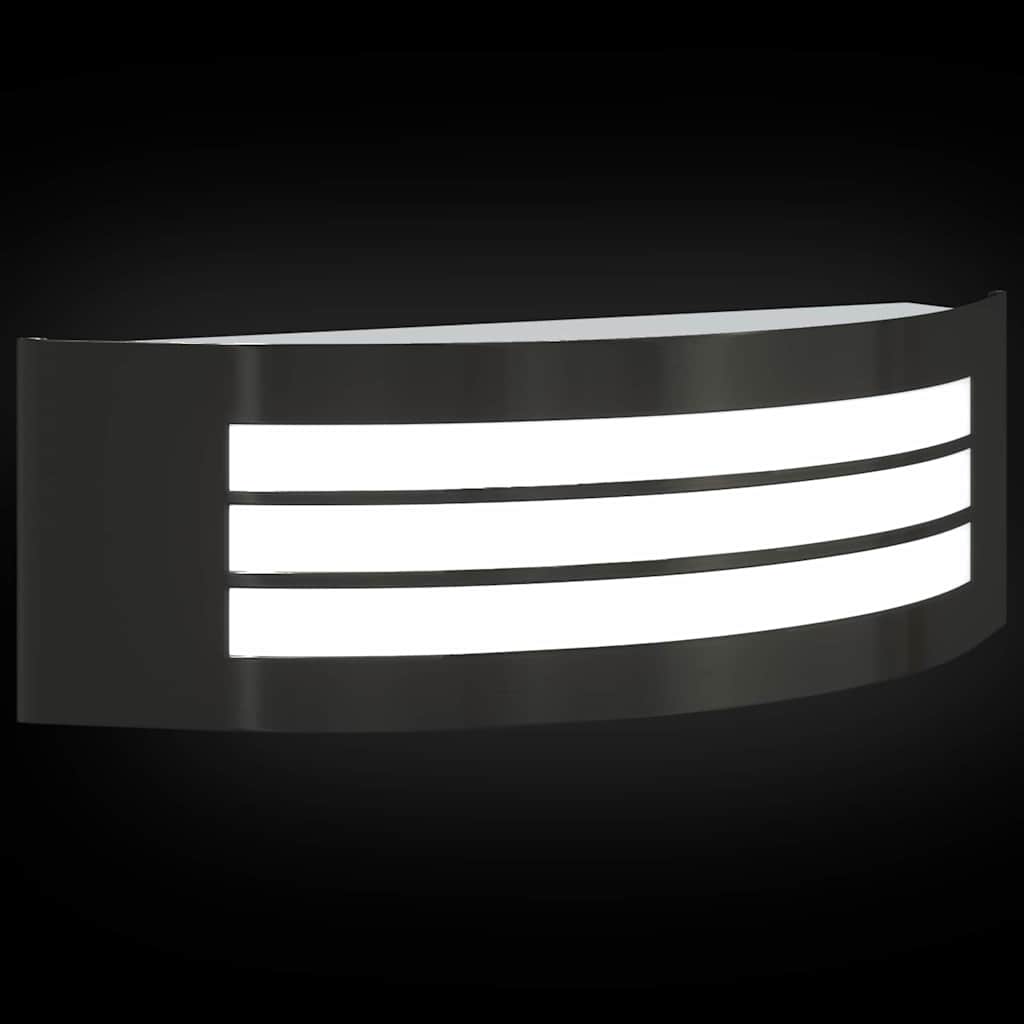 Outdoor Wall Light Black 32 x 10 x 10 cm Stainless steel