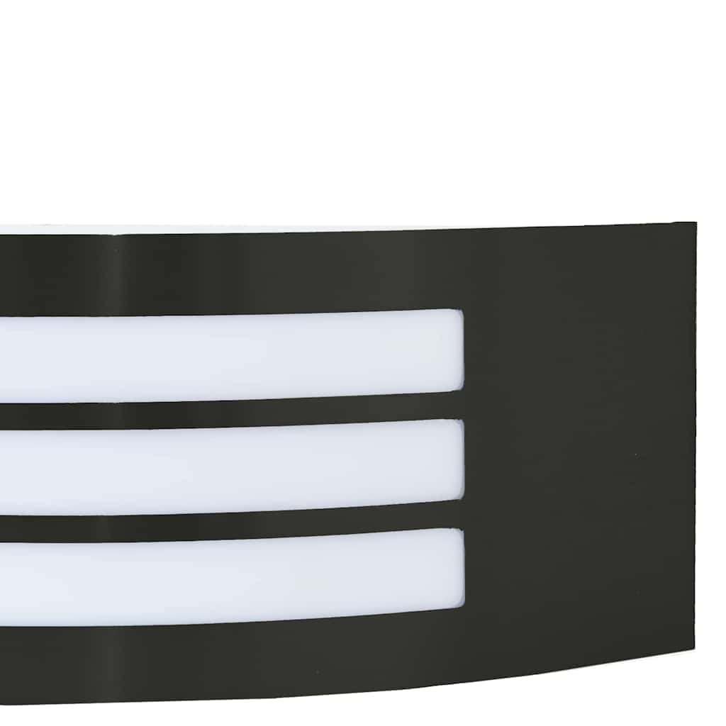 Outdoor Wall Lights 2 pcs Black 32 x 10 x 10 cm Stainless steel
