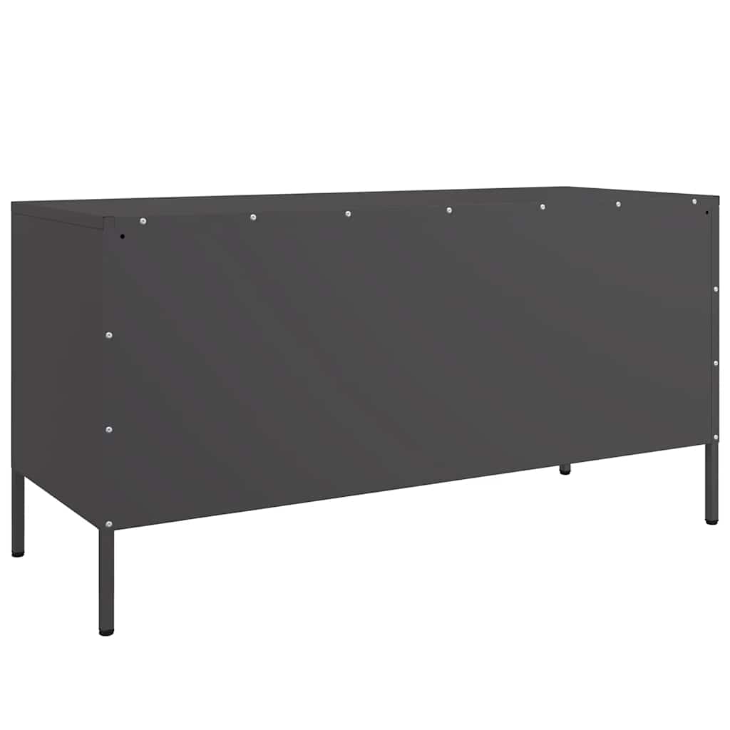 TV Cabinet Black 100.5x39x50.5 cm Steel