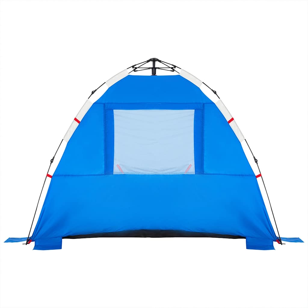 Beach Tent 3-Person Azure Blue Quick Release Waterproof