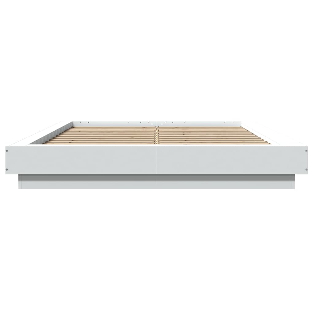 Bed Frame without Mattress White 120x200 cm