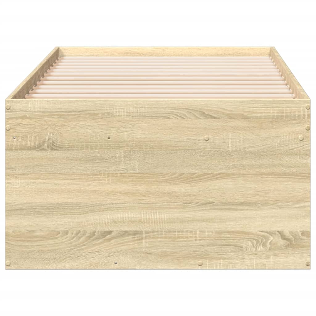 Daybed with Drawers without Mattress Sonoma Oak 90x200 cm