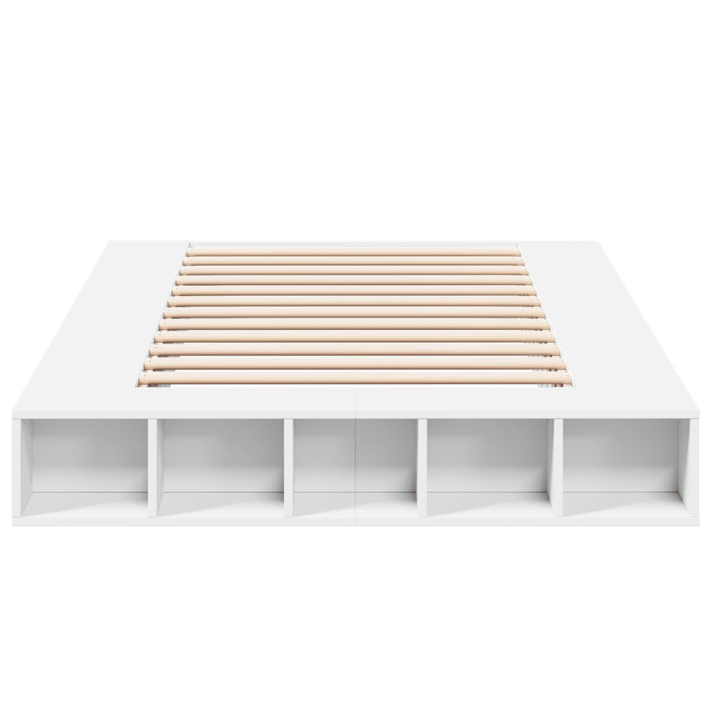 Bed Frame without Mattress White 120x200 cm