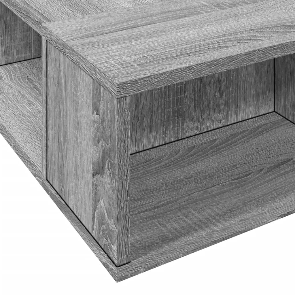 Bed Frame without Mattress Grey Sonoma 90x190 cm Single