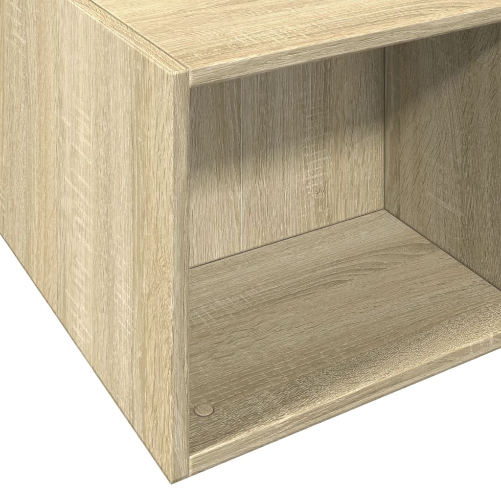 Bed Frame without Mattress Sonoma Oak 135x190 cm Double