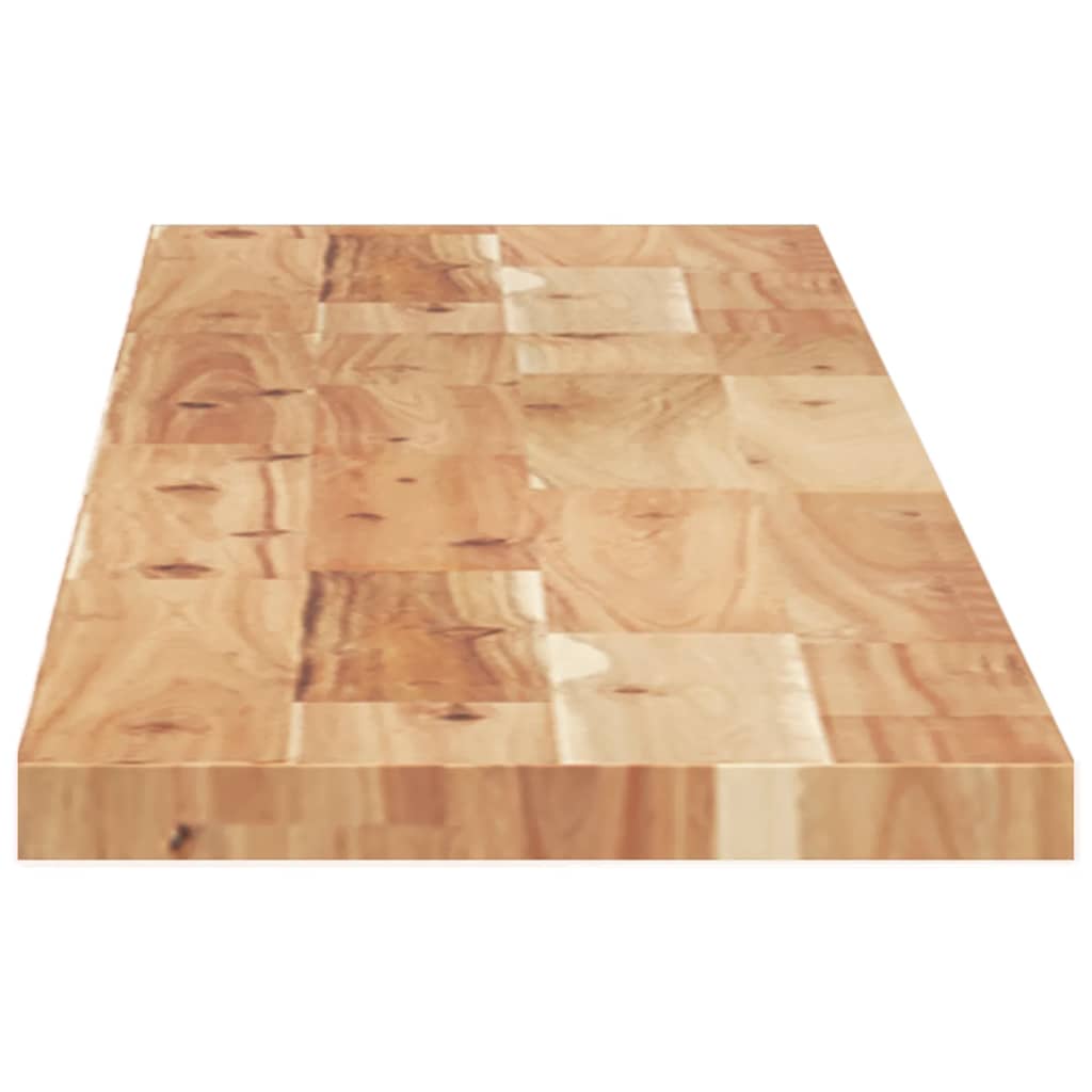 Floating Shelves 2 pcs 140x20x2 cm Oil Finished Solid Wood Acacia