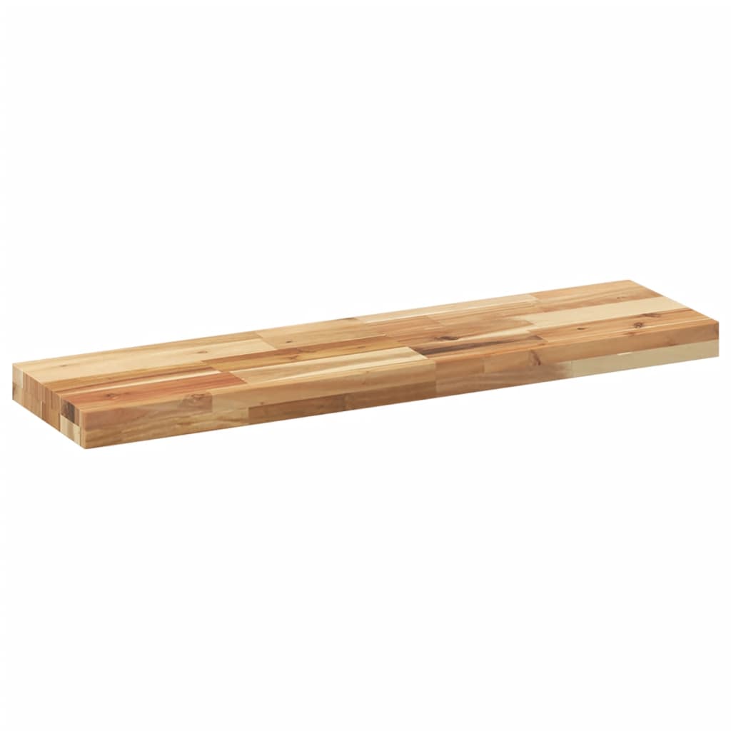 Floating Shelves 4 pcs 80x20x4 cm Oil Finished Solid Wood Acacia
