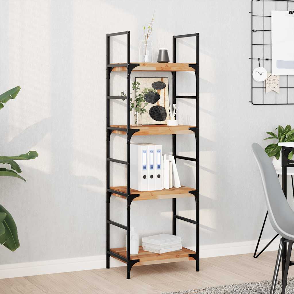 Floating Shelves 4 pcs 40x30x4 cm Oil Finished Solid Wood Acacia