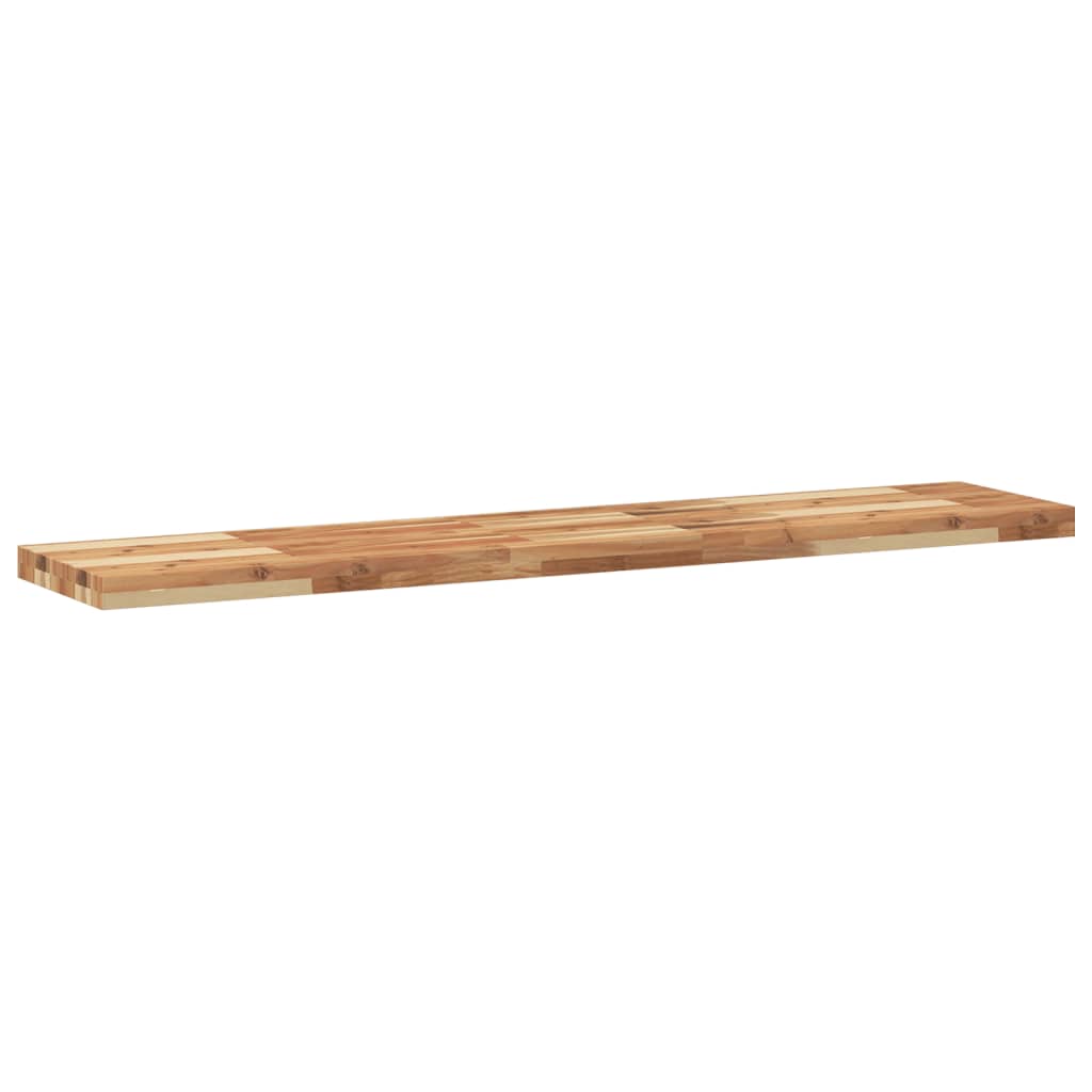 Floating Shelf 160x30x4 cm Oil Finished Solid Wood Acacia