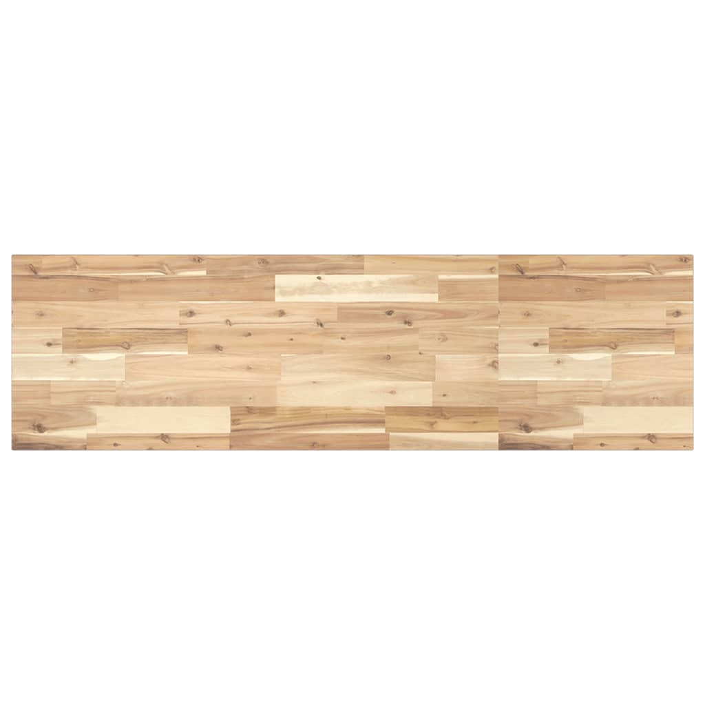 Bathroom Vanity Top Untreated 120x40x2 cm Solid Wood Acacia