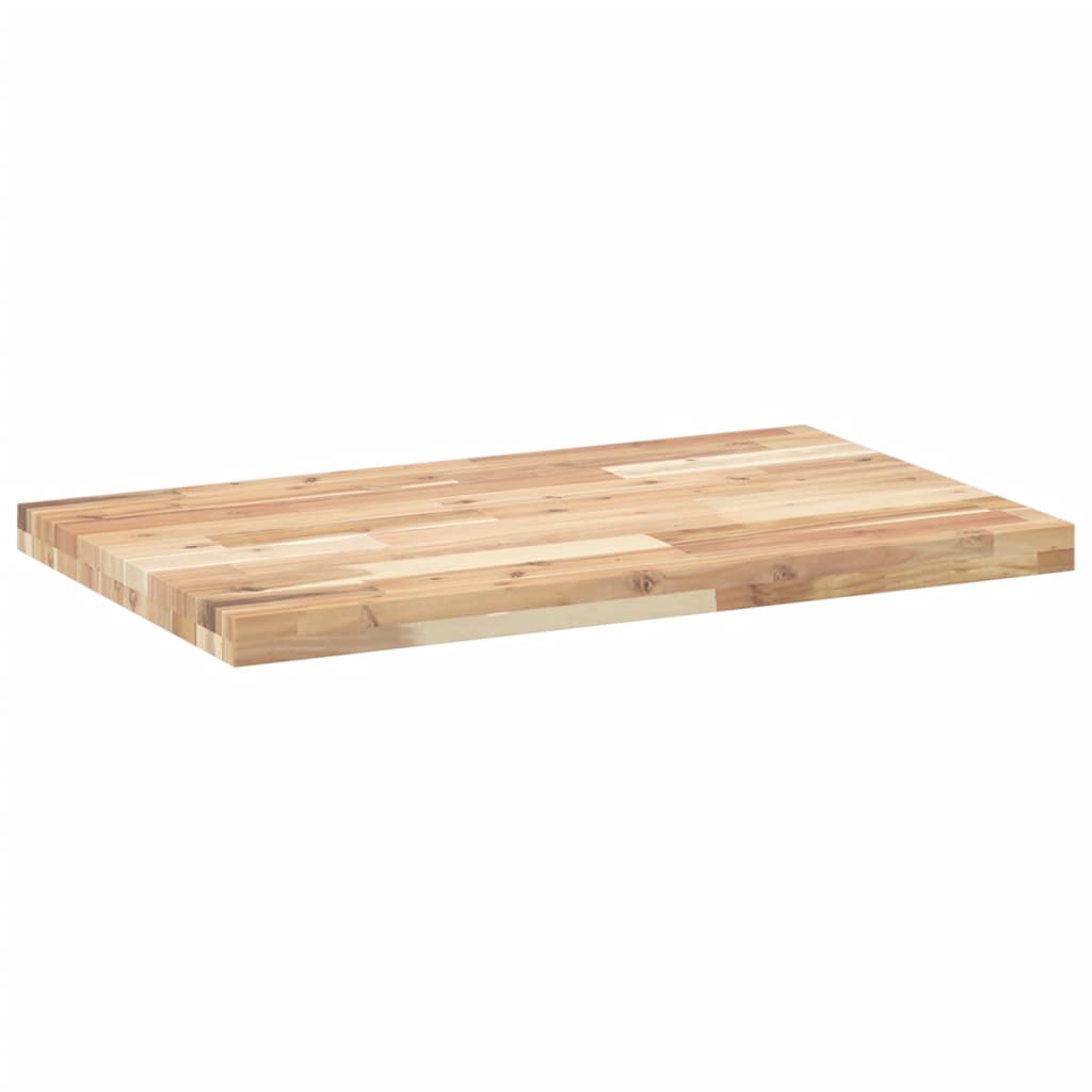 Bathroom Vanity Top Untreated 100x50x4 cm Solid Wood Acacia