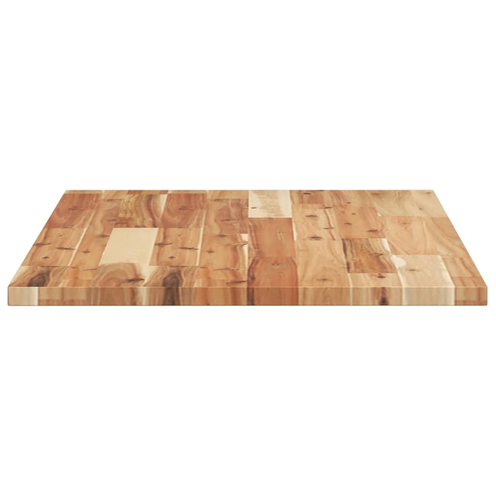 Bathroom Vanity Top Oil Finished 60x50x2 cm Solid Wood Acacia